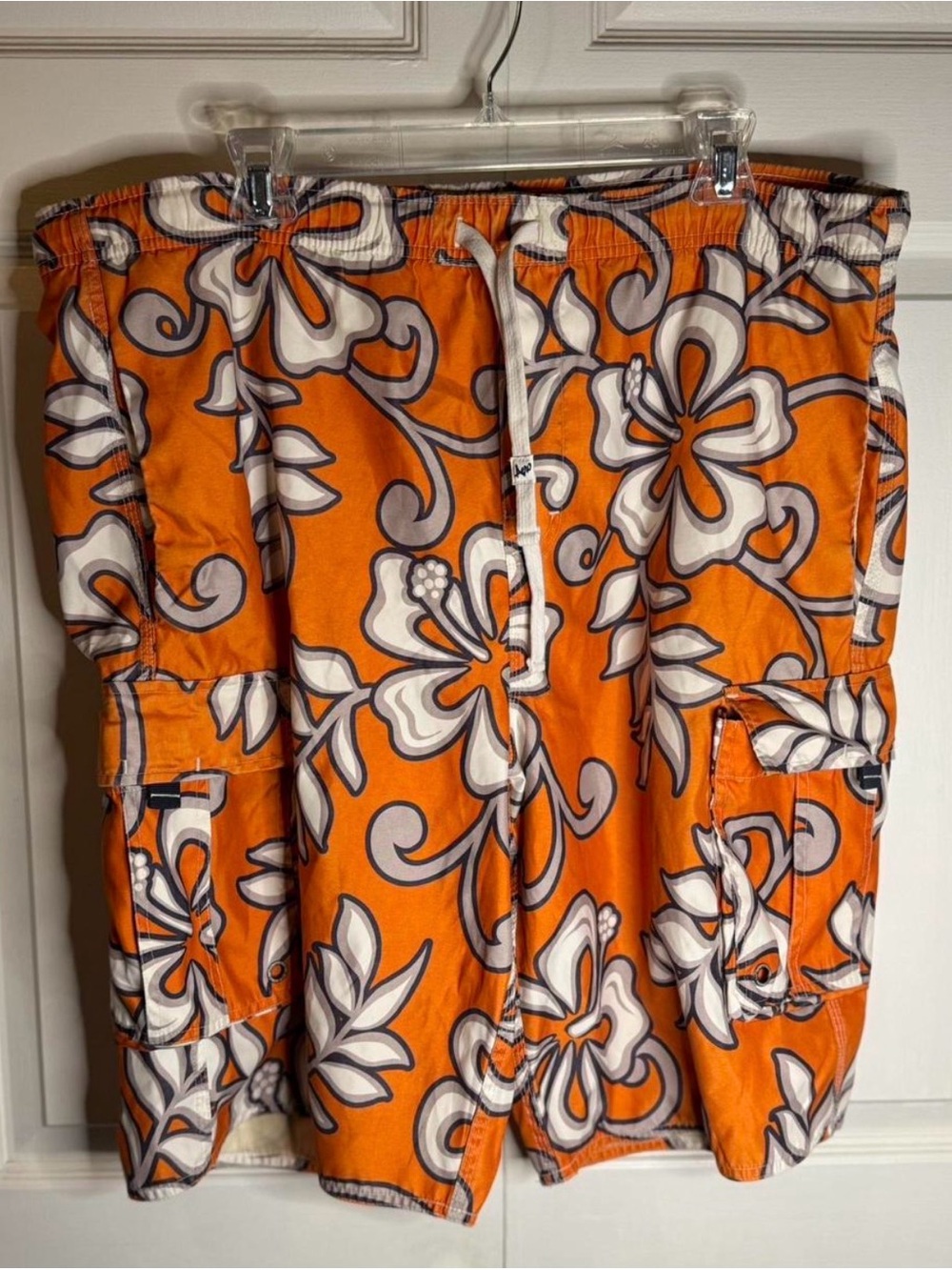 Aeropostale Orange Floral Men’s Swim Board Shorts